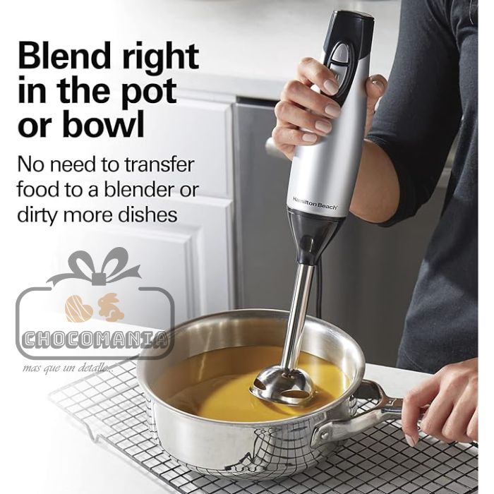 HAMILTON BEACH IMMERSION BLENDER 59765 Blend, Mix, Whip, Puree and Chop