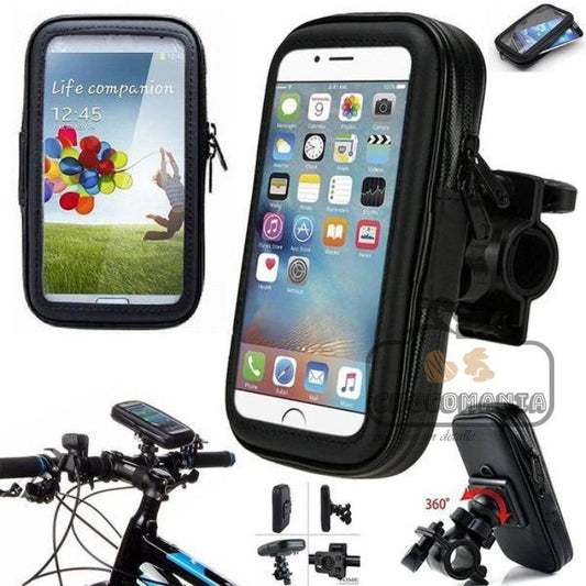 ESTUCHE PARA CELULAR MONTAJE MOTO/BICICLETA HASTA 6,2 PULGADAS