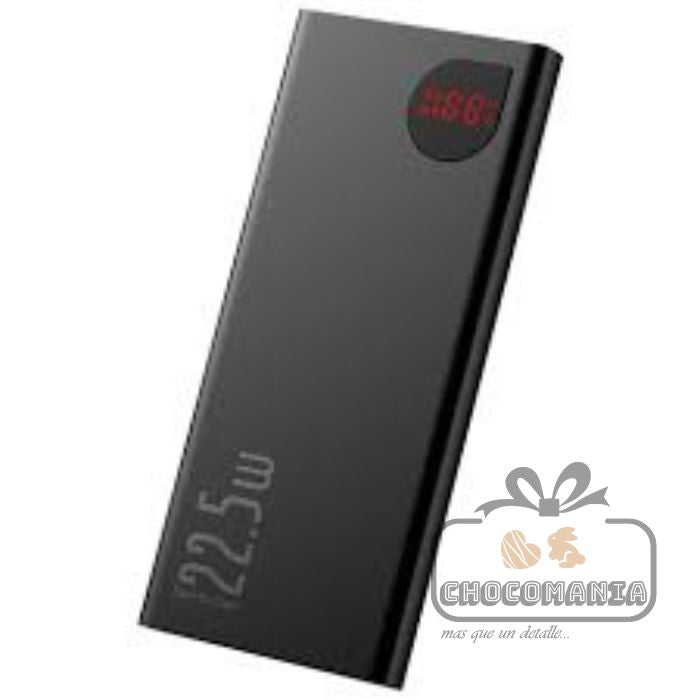 POWER BANK BASEUS 22,5W 1000mAh NEGRO CARGA RAPIDA