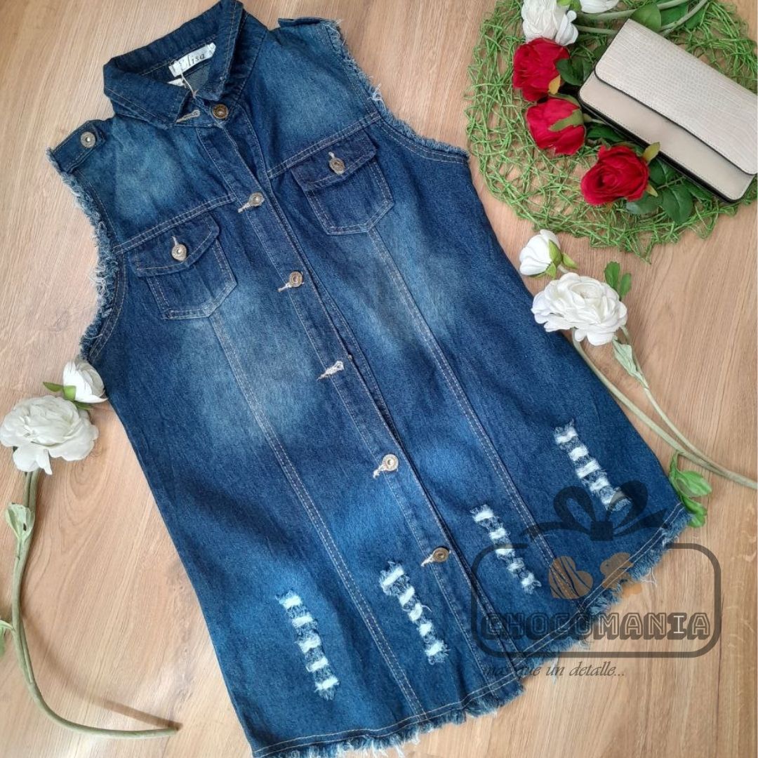 CHALECO JEAN P11 TALLA S - CHOCOMANIA