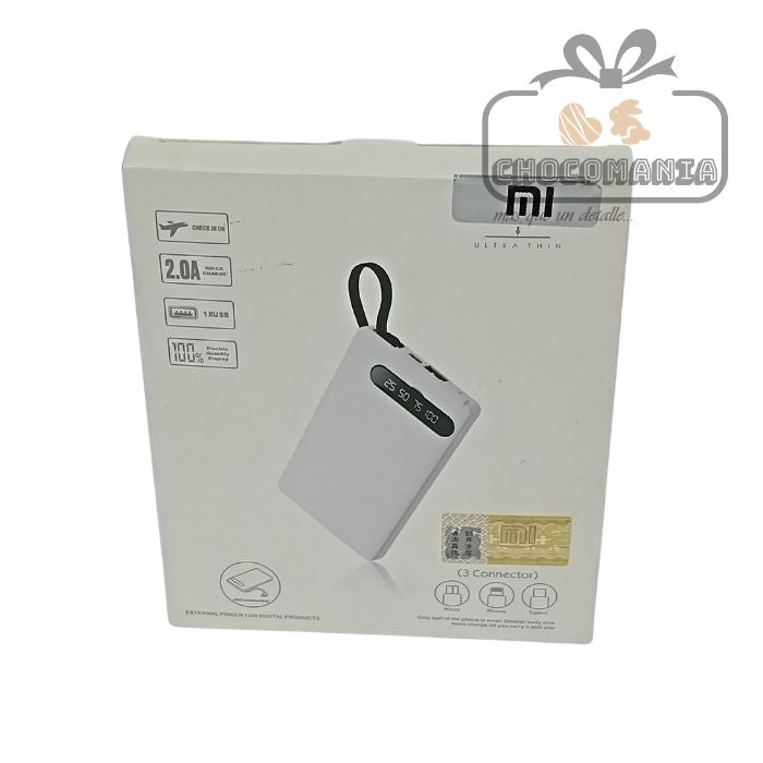 POWER BANK 5000mAh BLANCO D-101