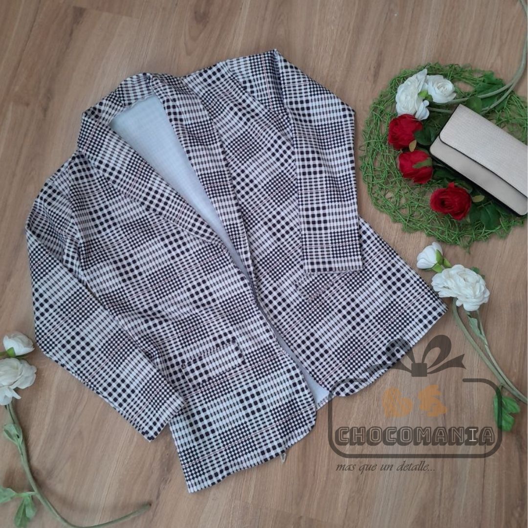 CHAQUETA ALICRADA TALLA M/L - CHOCOMANIA