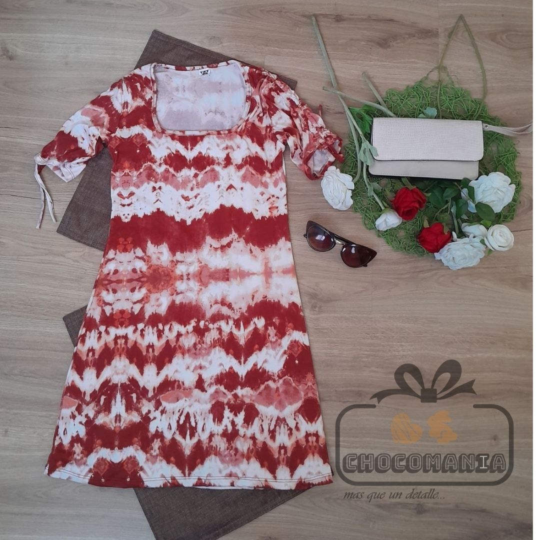 000.7 MARBLED DRESS ONE SIZE UP TO M