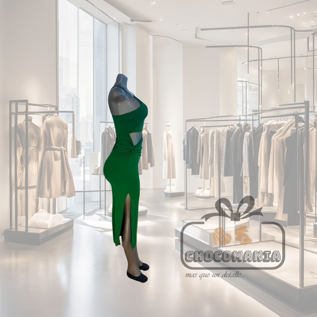 GREEN DRESS ONE SIZE UP TO M