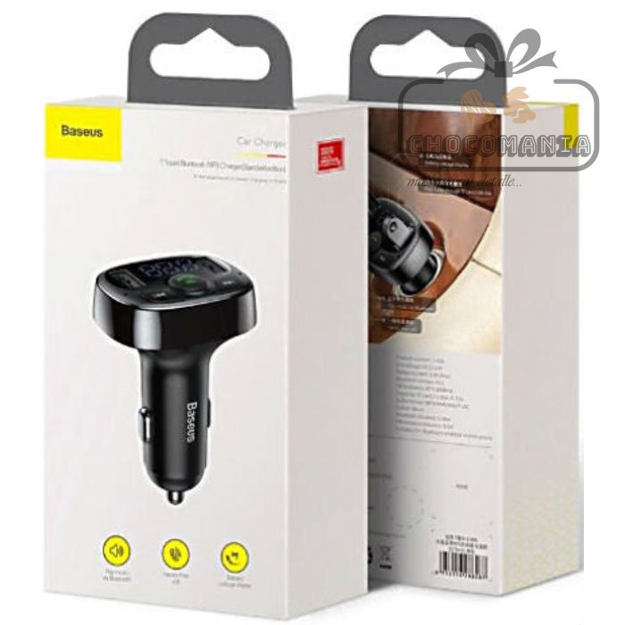 BASEUS TRANSMISOR FM / MP3 / TF CARD PARA AUTO CCTM-01