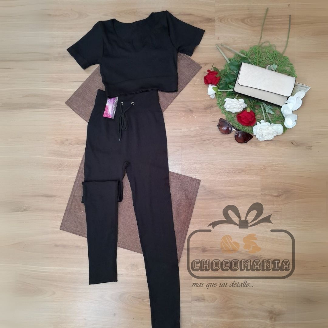 CONJUNTO DEPORTIVO MANGA CORTA TALLA UNICA HASTA UNA S