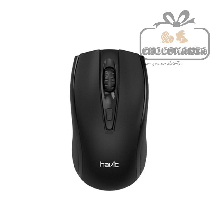 MOUSE HAVIT MS858GT 4 BOTONES INALAMBRICO NEGRO