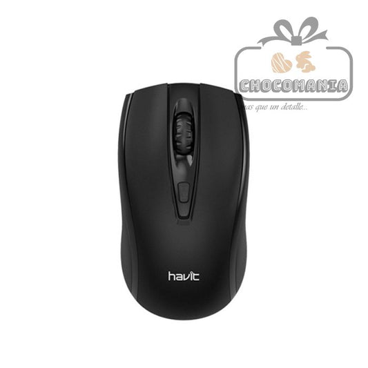 MOUSE HAVIT MS858GT 4 BOTONES INALAMBRICO NEGRO