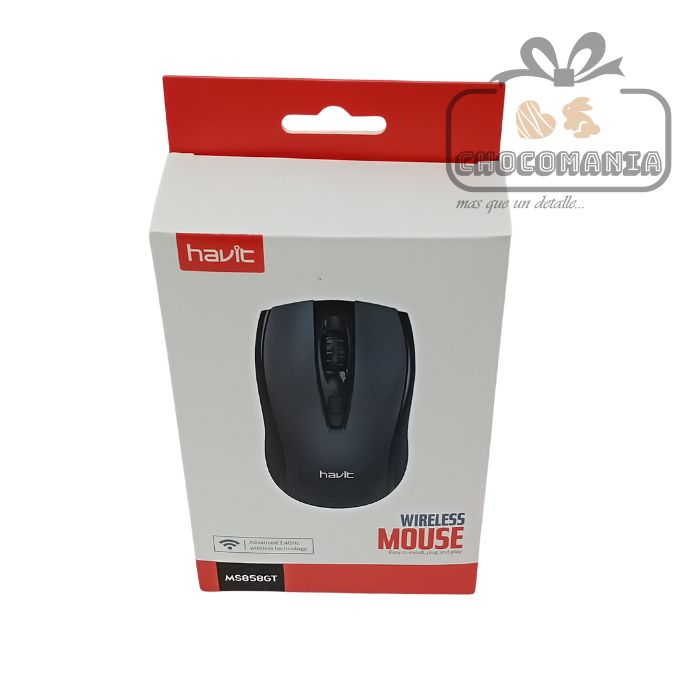 MOUSE HAVIT MS858GT 4 BOTONES INALAMBRICO NEGRO