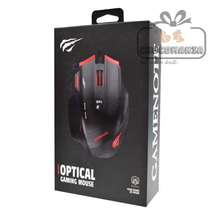 MOUSE GAMER HAVIT GAMENOTE MS1005 7 BOTONES ALAMBRICO