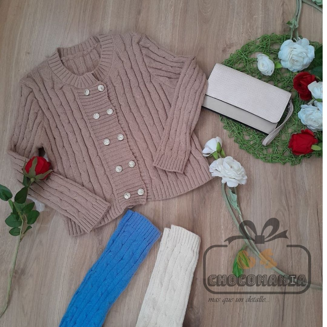 CARDIGAN TALLA UNICA HASTA UNA M - CHOCOMANIA