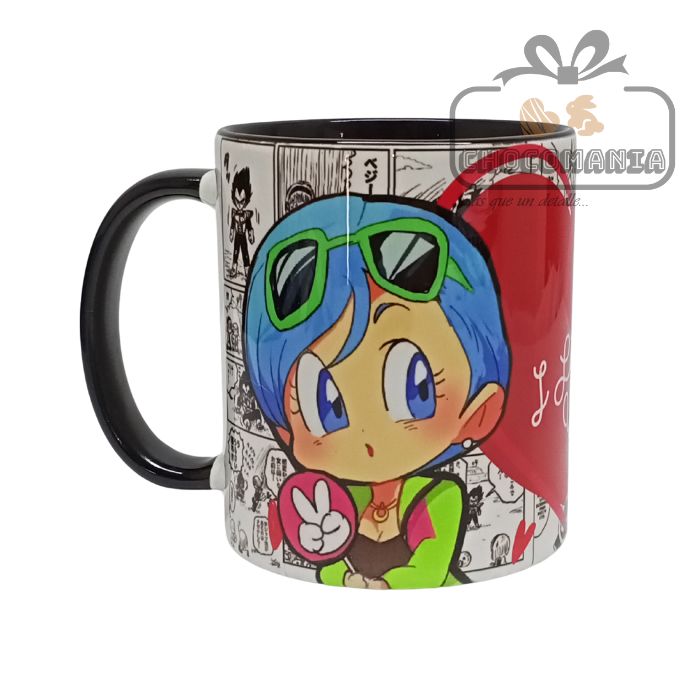 BULMA AND VEGETA I LOVE YOU SUBLIMATION CERAMIC MUG
