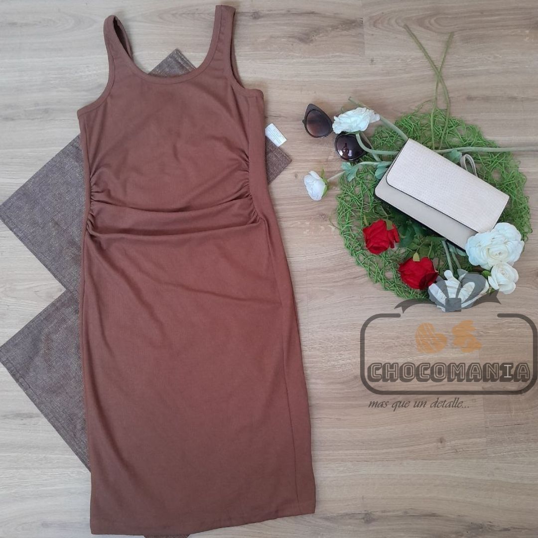 00.2 VESTIDO CAFE TALLA M