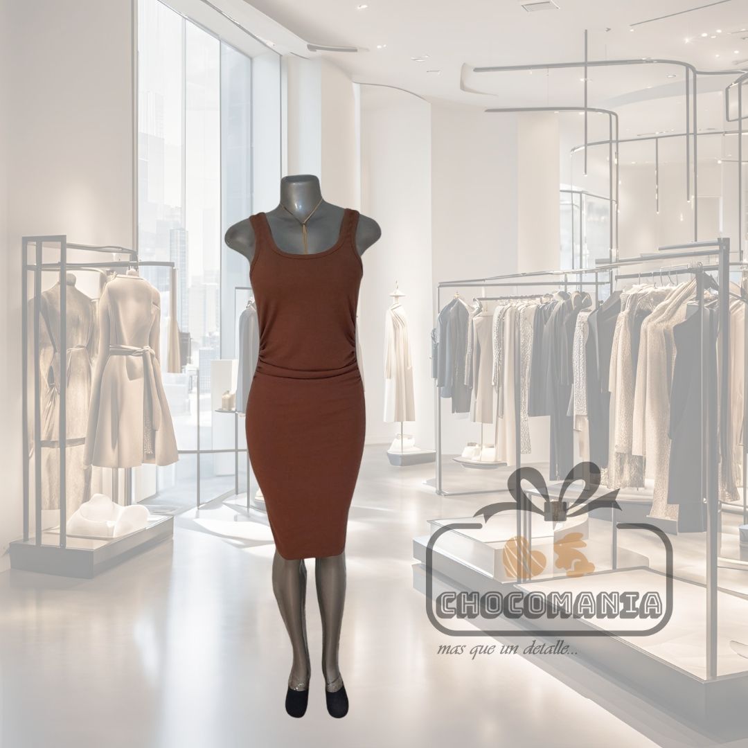 00.2 VESTIDO CAFE TALLA M