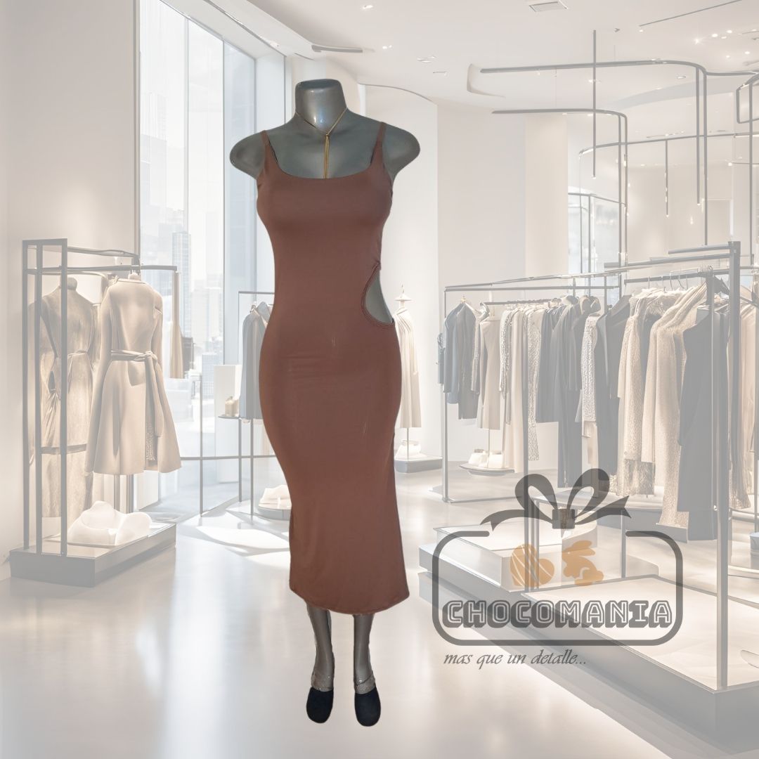 0.9 VESTIDO ESTILO SUPLEX TALLA UNICA HASTA UNA M