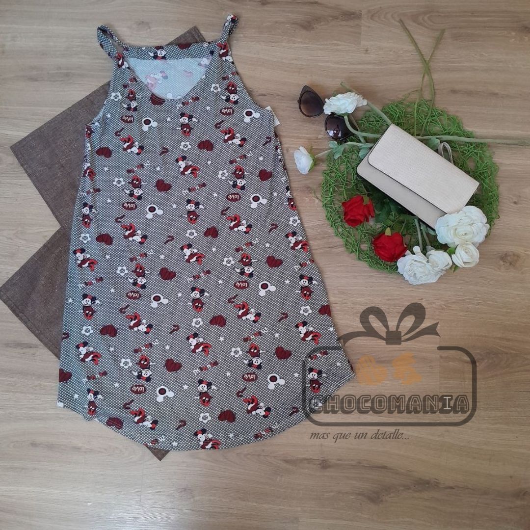MINI GREY PAJAMAS CUT TO ONE SIZE UP TO L