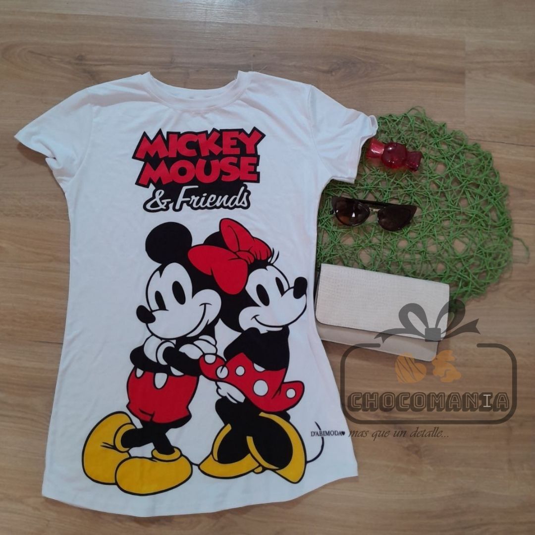 CAMISETA OVERSIDE TALLA UNICA HASTA UNA L - CHOCOMANIA
