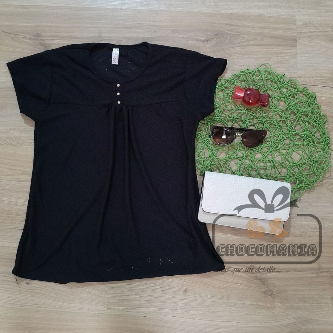 BLUSA ESTILO MARBELLA TALLA UNICA HASTA UNA L