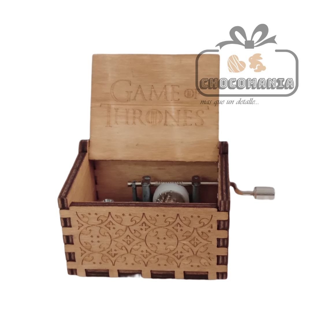 CAJA MUSICAL DE MADERA GAME OF THRONES