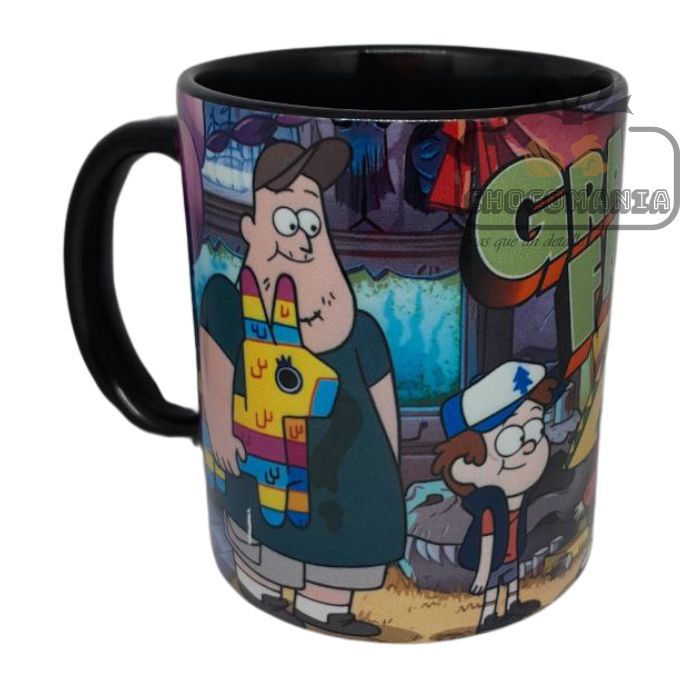 TAZA DE CERAMICA GRAVITY FALLS SUBLIMADA