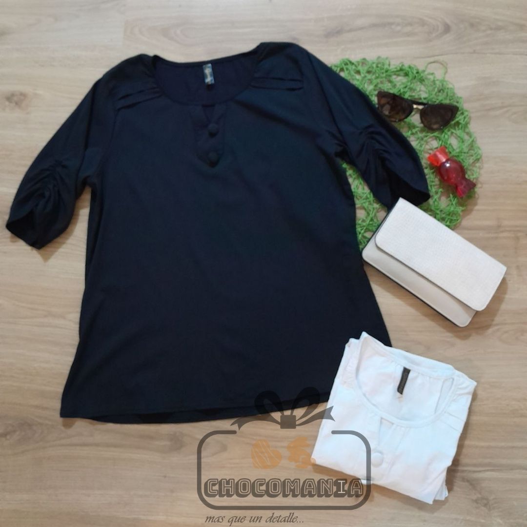 BLUSA TALLA UNICA A UNA L - CHOCOMANIA