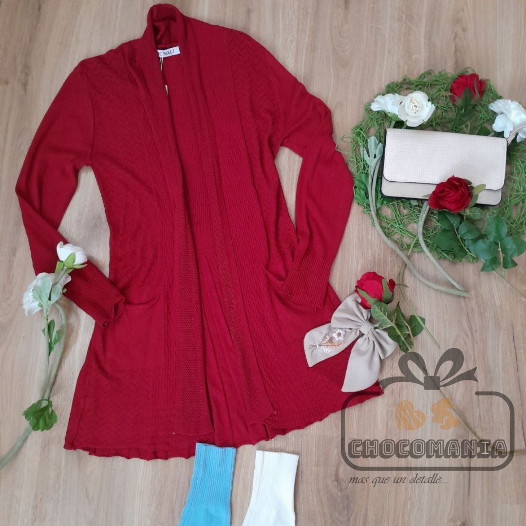 CARDIGAN TALLA UNICA HASTA UNA M - CHOCOMANIA