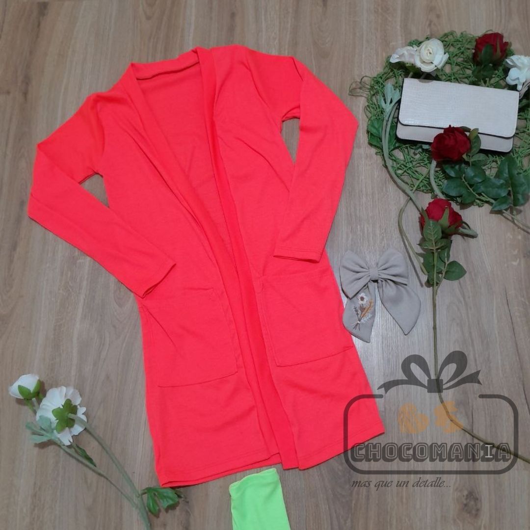 CARDIGAN PLAYERO TALLA UNICA HASTA UNA S - CHOCOMANIA