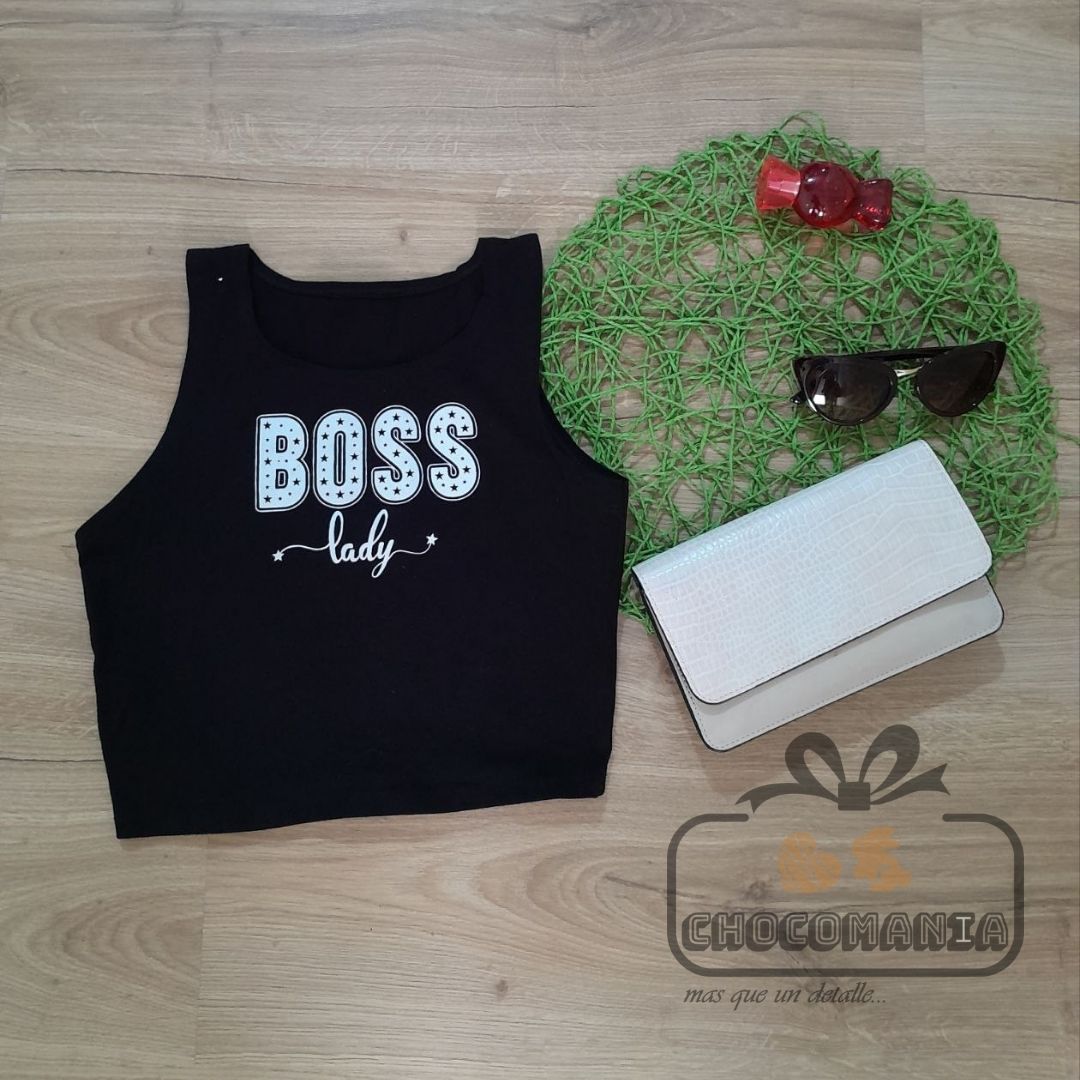 BOSS LYCRA TOP ONE SIZE UP TO S