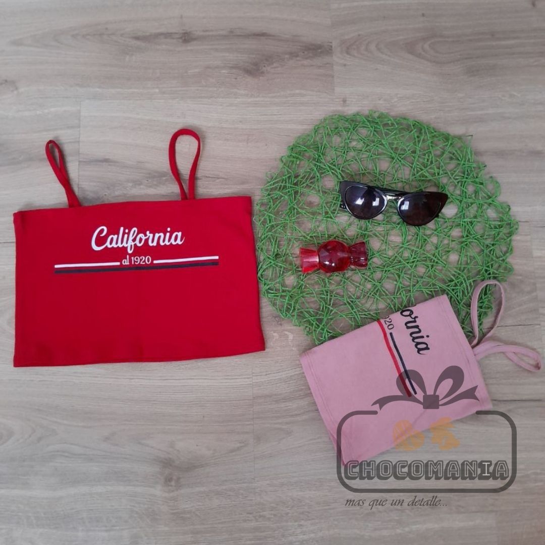 TOP LYCRA CALIFORNIA ONE SIZE FITS UP TO A S