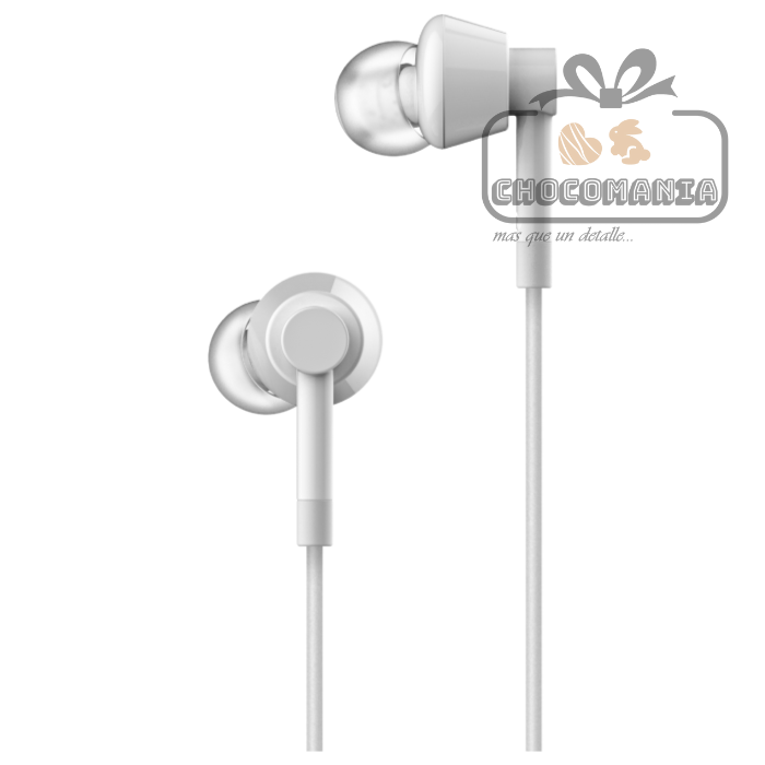 NOKIA BUTTON-TYPE HEADPHONES WITH CABLE AND MICROPHONE, WHITE