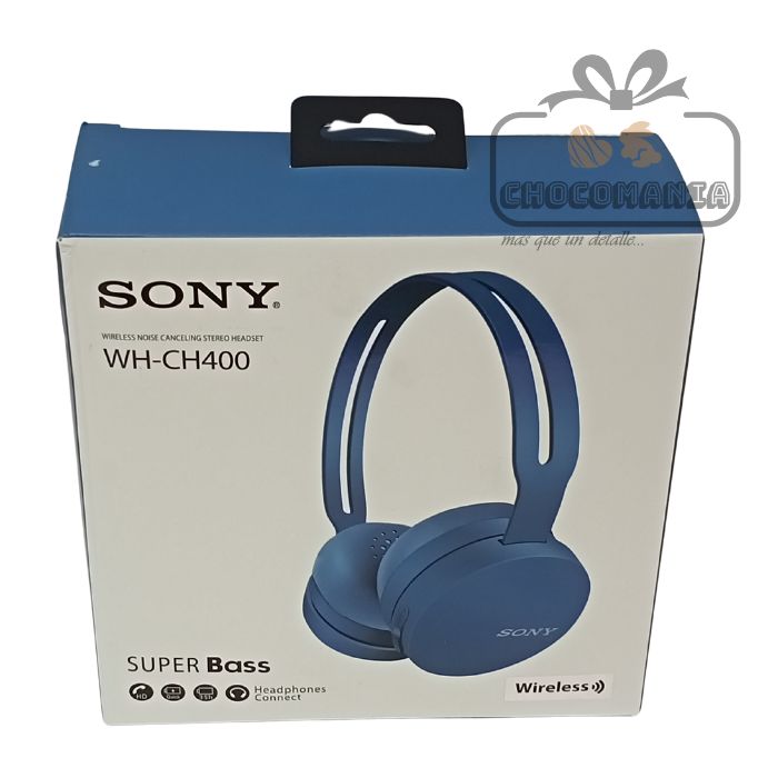 AUDIFONOS BLUETOOTH SONY WH-CH400 AZUL AAA