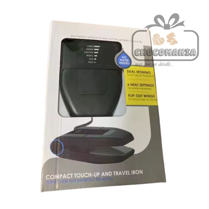 Portable folding electric iron for travel