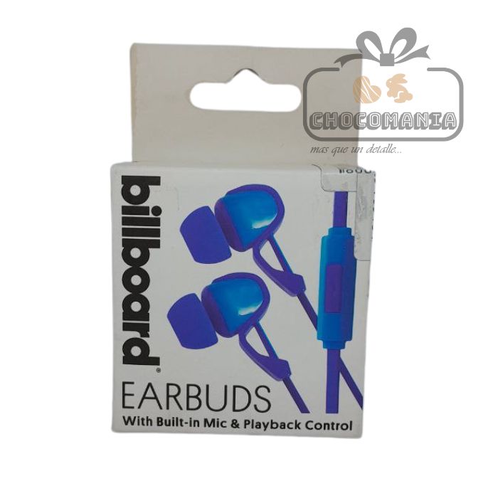 AUDIFONOS EARBUDS BILLBOARD AZUL MANOS LIBRES BB661