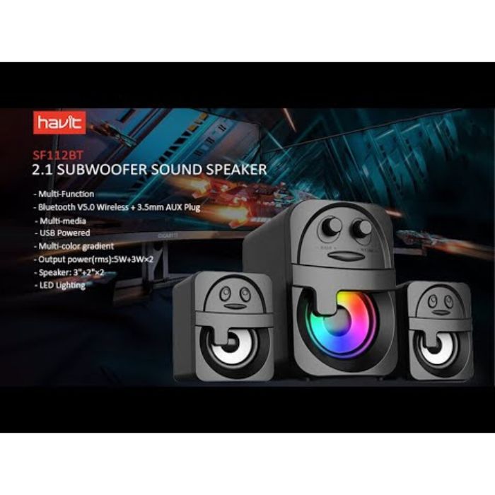 HAVIT SF112BT BLUETOOTH SPEAKER SUBWOOFER