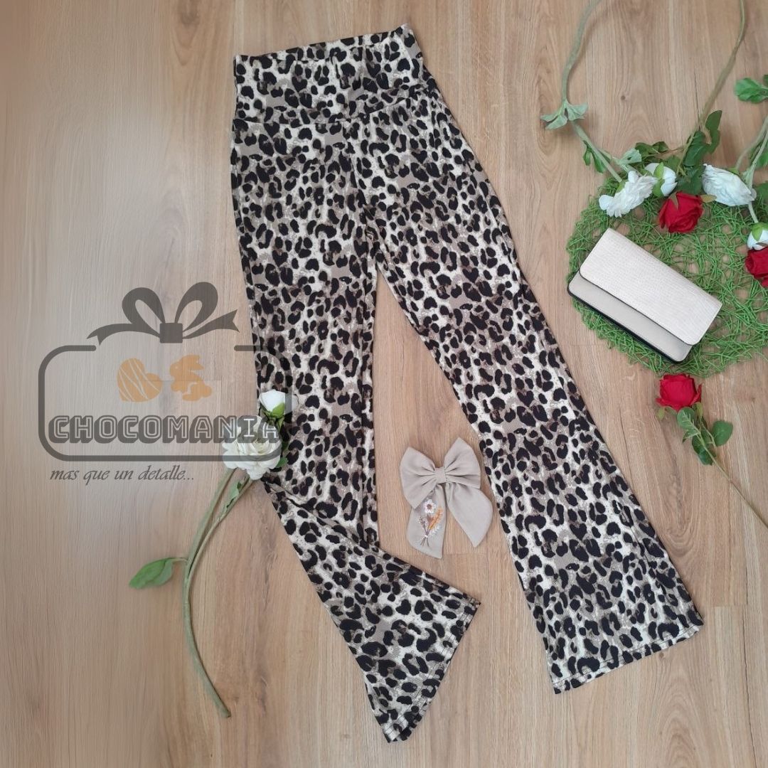 000000.4 PANTALON ACAMPANADO PRINT TALLA S/M