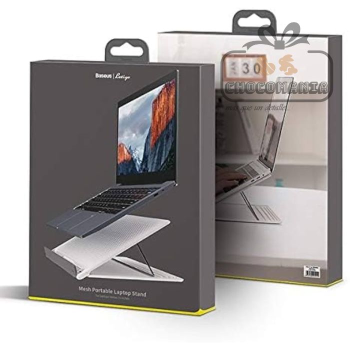 BASEUS SUDD-2G FOLDABLE LAPTOP STAND WHITE WITH GREY