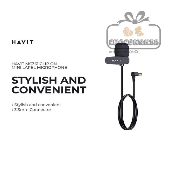 HAVIT MC361 LAPEL MICROPHONE