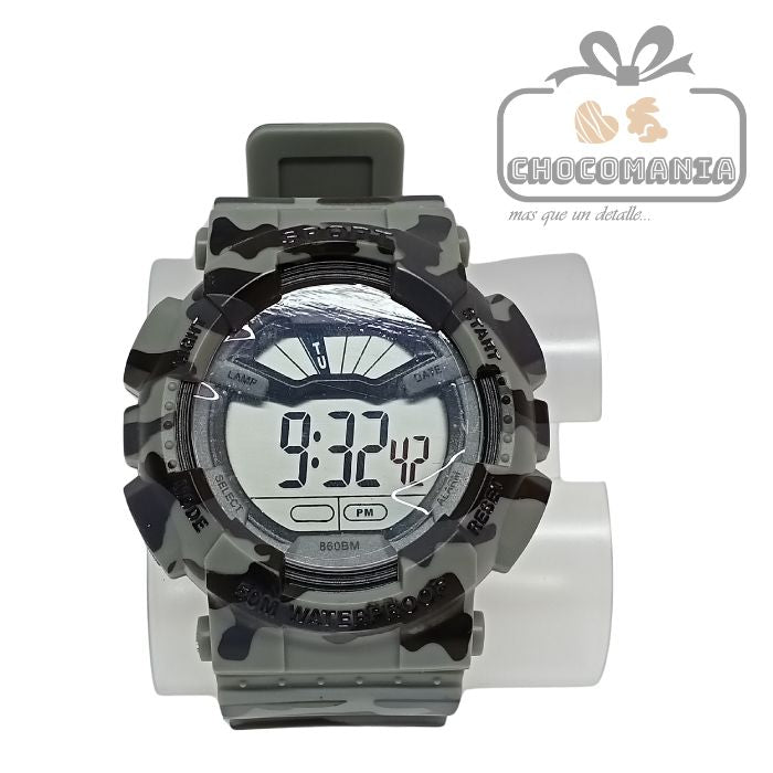 RELOJES DEPORTIVOS CAMUFLAJE