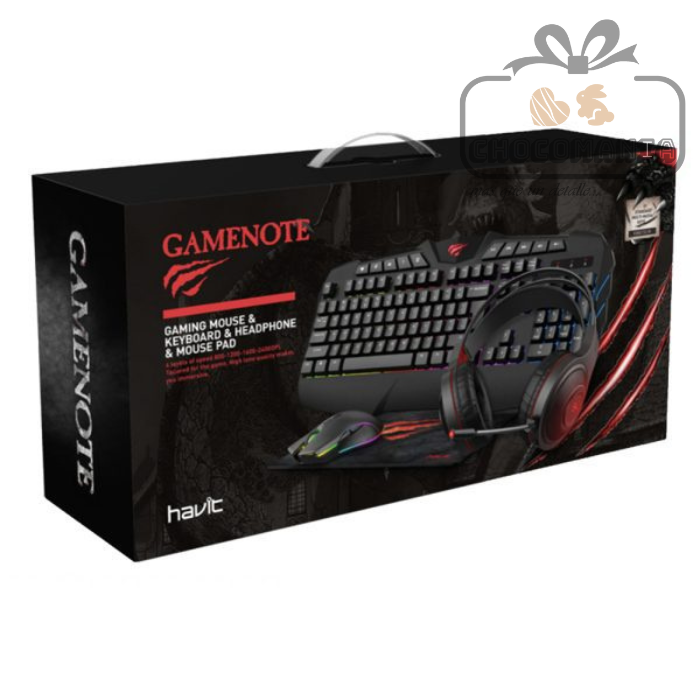 COMBO GAMER HAVIT KB501CM TECLADO/MOUSE/AUDIFONOS/MOUSE PAD