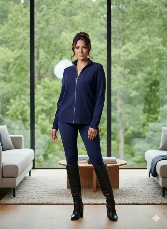 0.5 CARDIGAN  CON CREMALLERA TALLA L/XL