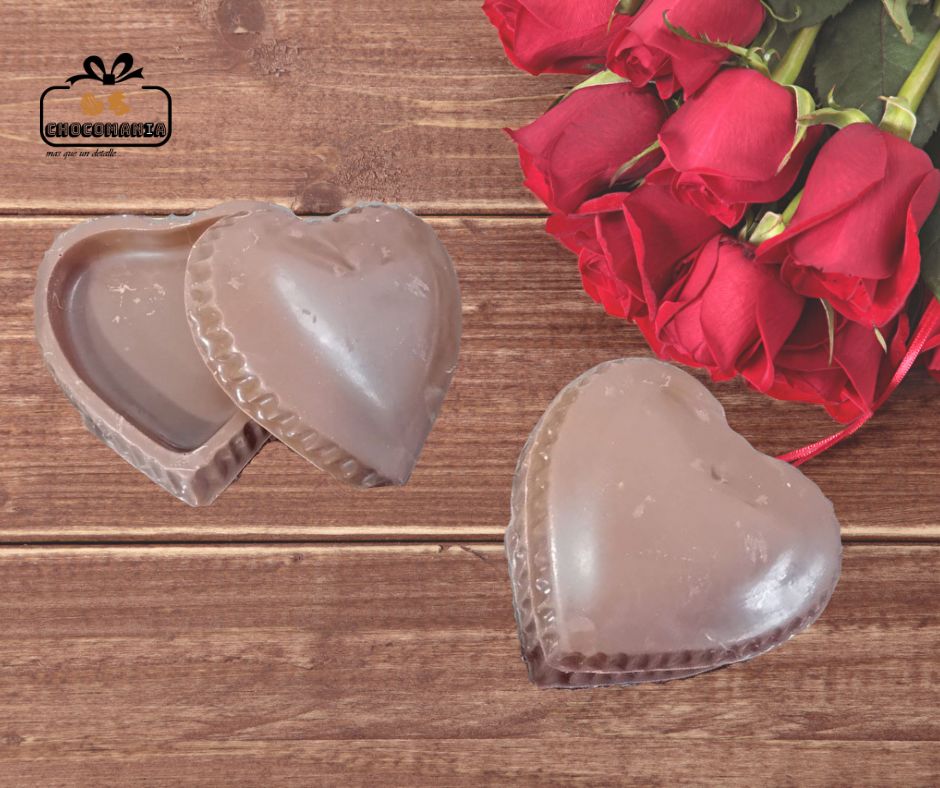 COFRE CORAZON DE CHOCOLATE PEQUEÑO (PREVIO PEDIDO)