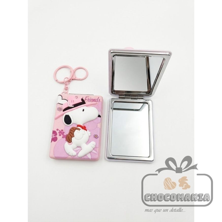 MINI ESPEJO DE SNOOPY VARIOS COLORES