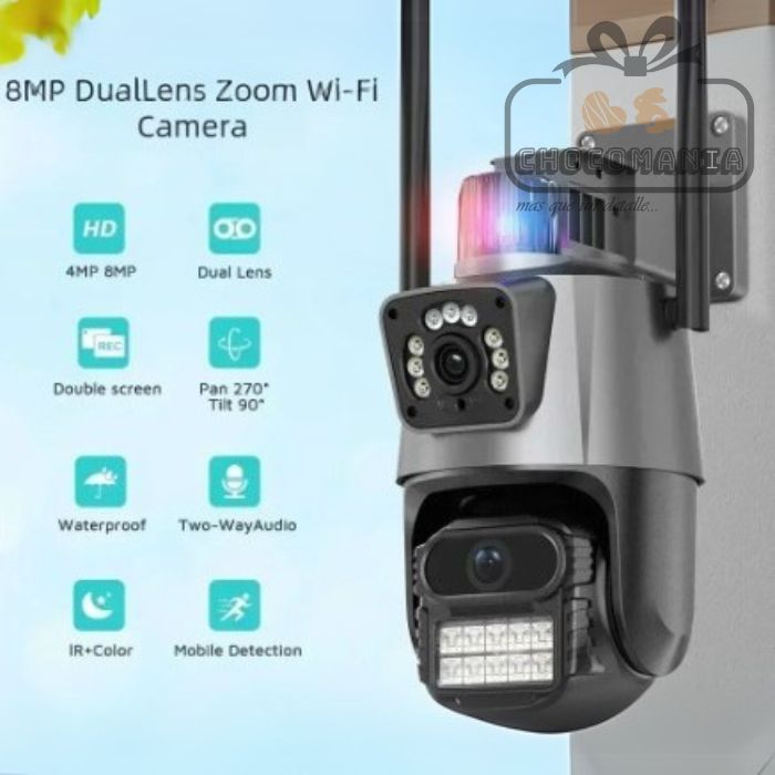 Cámara De Seguridad Robótica Para Exteriores IP66 Modelo CHE-1050