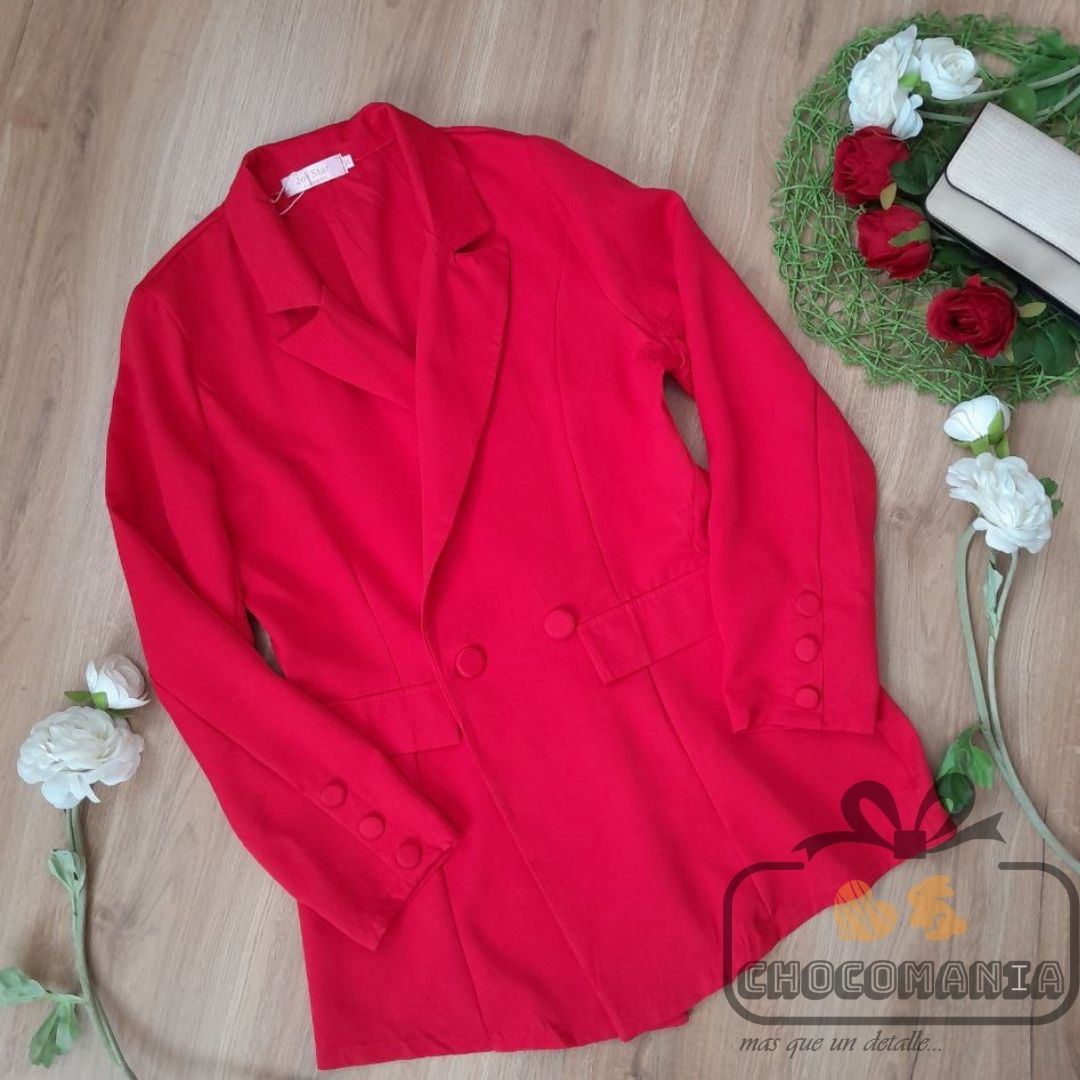 CHAQUETA ROJA TALLA M - CHOCOMANIA