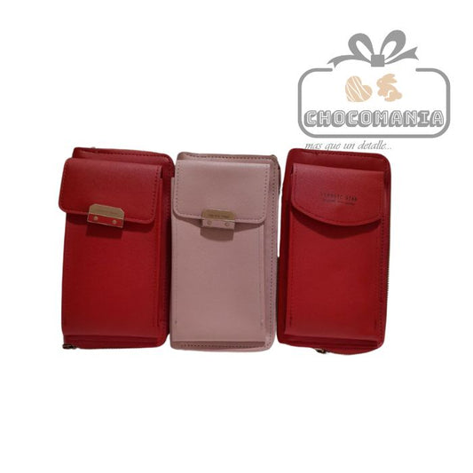 PORTACELULAR BILLETERA PARA DAMA VARIOS COLORES