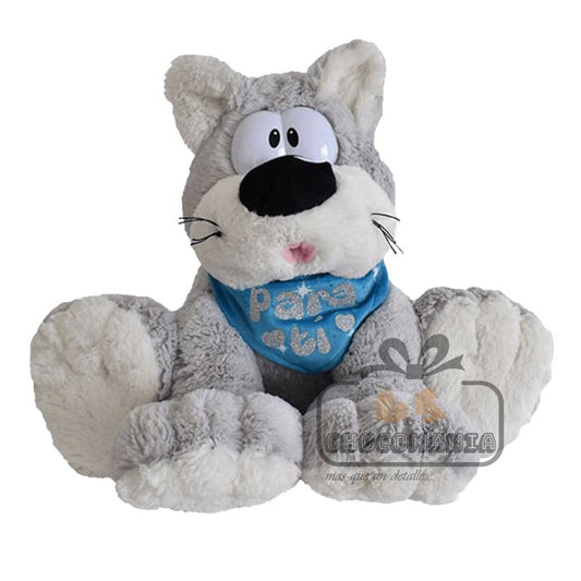 PELUCHE DE GATO PEREZOSO 45CM SIN LICENCIA