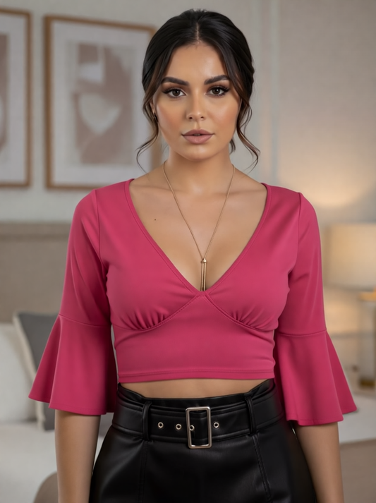 TOP CON COPAS TALLA UNICA  HASTA UNA  L