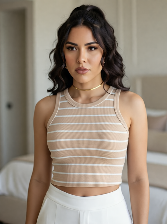 TOP RAYAS TALLA UNICA HASTA UNA M