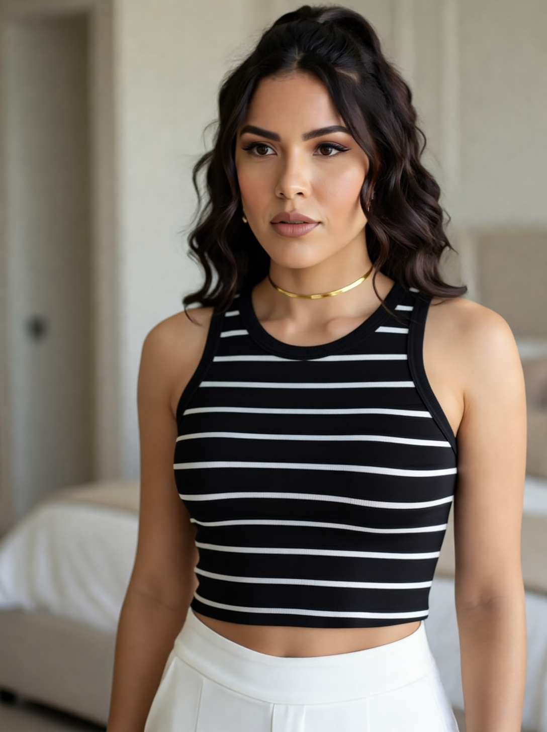 TOP RAYAS TALLA UNICA HASTA UNA M