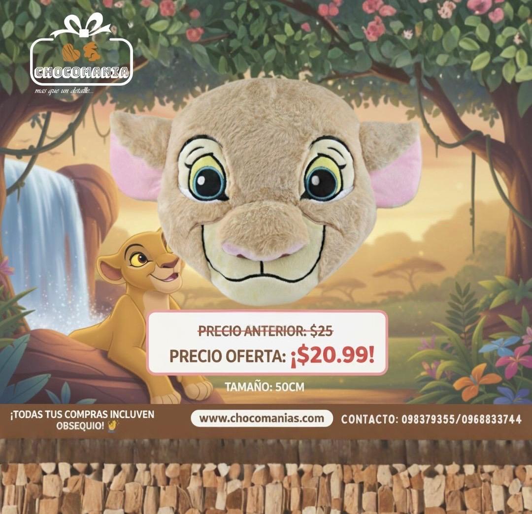 Disney Nala Pillow 50cm | The Lion King | Official License 🦁✨